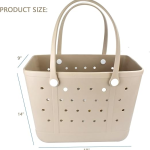 Lightweight Extra large Rubber Beach Bag Small