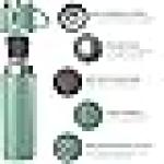 Thermos Flask, Stainless Steel Drinking Bottle, Keeps Hot and Cold for 10 Hours, Insulated Flask 500 ml with Leak-Proof Lid and Handle,