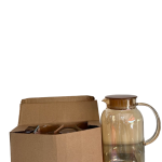 Home Colorful Cold Water Bottle Large Capacity High Borosilicate Glass Tea Set Cooler Teacups Water Cup Mugs