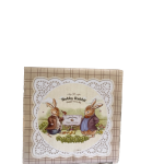 Bobby Rabbit children's dinnerware set, 4 plates with spoons