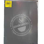 Cookworks Black Espresso Machine with milk frother
