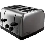 Russell Hobbs 4-Slice Toaster- Stainless Steel - Silver