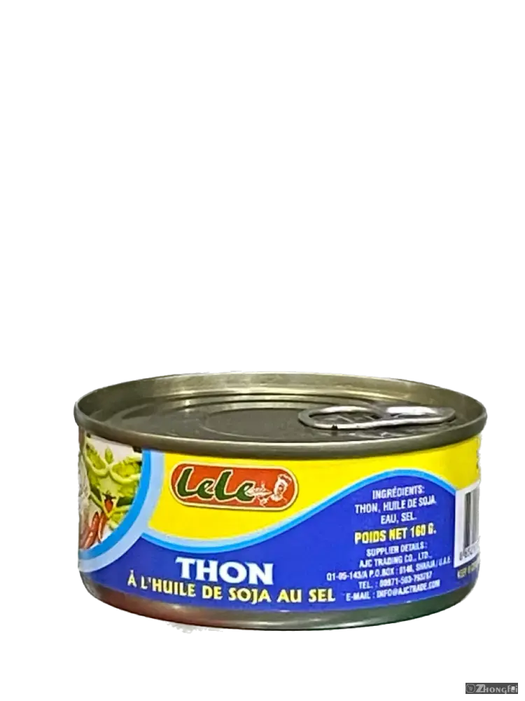 Lele Light Meat Tuna Chunks in Soya Bean Oil 160g