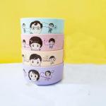 Cyrox Plastic Family Bowl Set for Children, Kids Food Mixing Bowl Flatware Dinner Breakfast Bowl Eating Bowl Family Bowl Set (1 Set of 4Pcs)