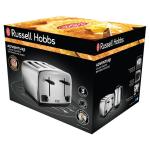 Russell Hobbs 4-Slice Toaster- Stainless Steel - Silver
