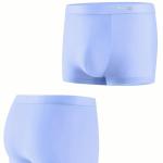 5-Pack HongKu Men'S Boxer Briefs, Classic Solid Color, 88% Polyester 12% Elastane, Medium Stretch Knit Fabric, 140gsm, Casual Wear Shortie Underwear