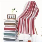 Striped Microfiber Towel - Super Soft, Quick-Dry, Absorbent, Light Beige-Friendly, Perfect for Home and Family, 70.0cm x 140.0cm, Multi-Color Pack, Quick-Dry Towel | Vibrant Towel | Microfibe
