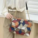 Large Capacity Mother's Bag 2024 New Bag Cross-Border Wholesale women's Bag set of Two shoulder Bags Printed Lace